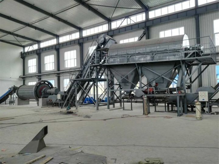 Aluminum ash ball mill production line processing process