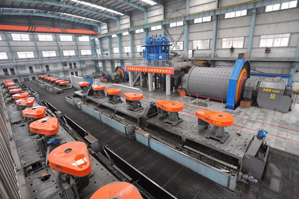 Gold mine ball mill beneficiation process site