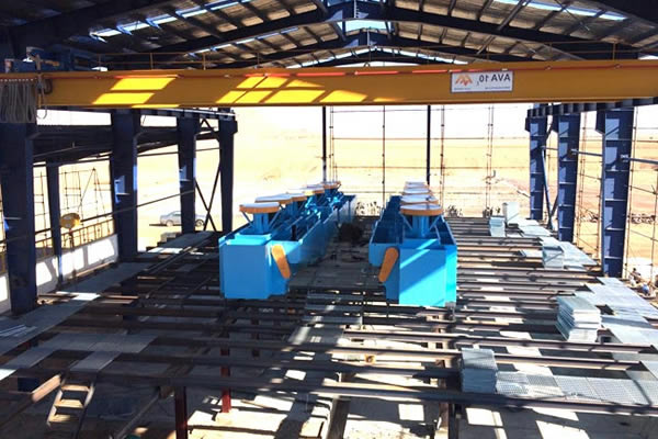 Gold mine ball mill beneficiation process site